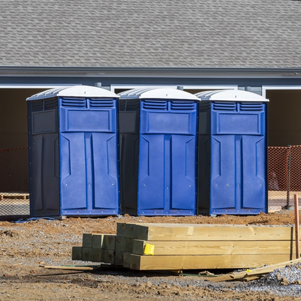 are there any restrictions on where i can place the portable toilets during my rental period in Merkel